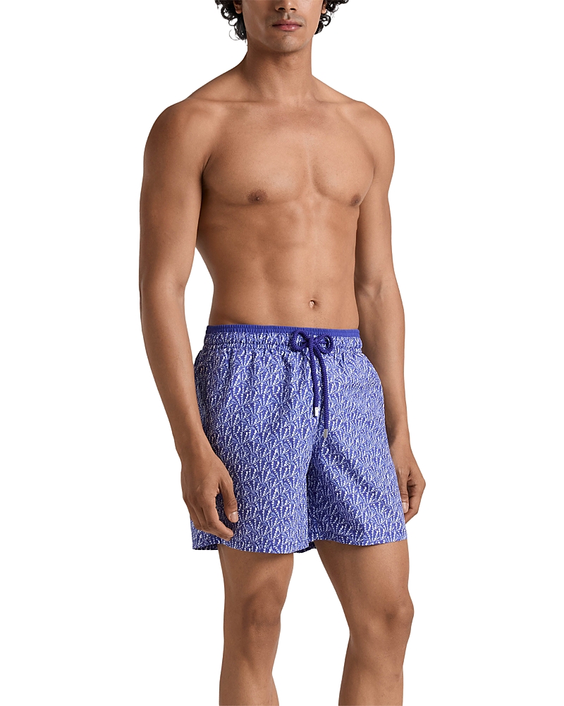 Vilebrequin Bicolor Graphic Shells 5.9 Swim Trunks