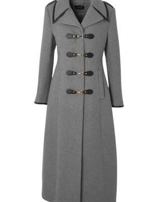 Military Tailored Midi Coat