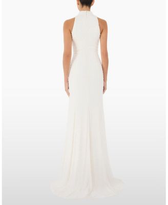 Mischief Embellished High-Neck Maxi Dress