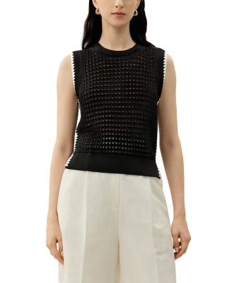 Toscana Pointelle Embroidered Vest