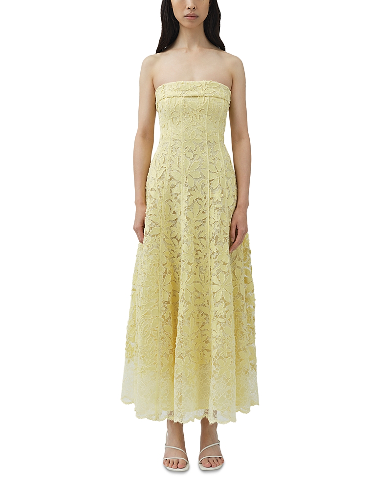 Simkhai Imogen Lace Bustier Midi Dress