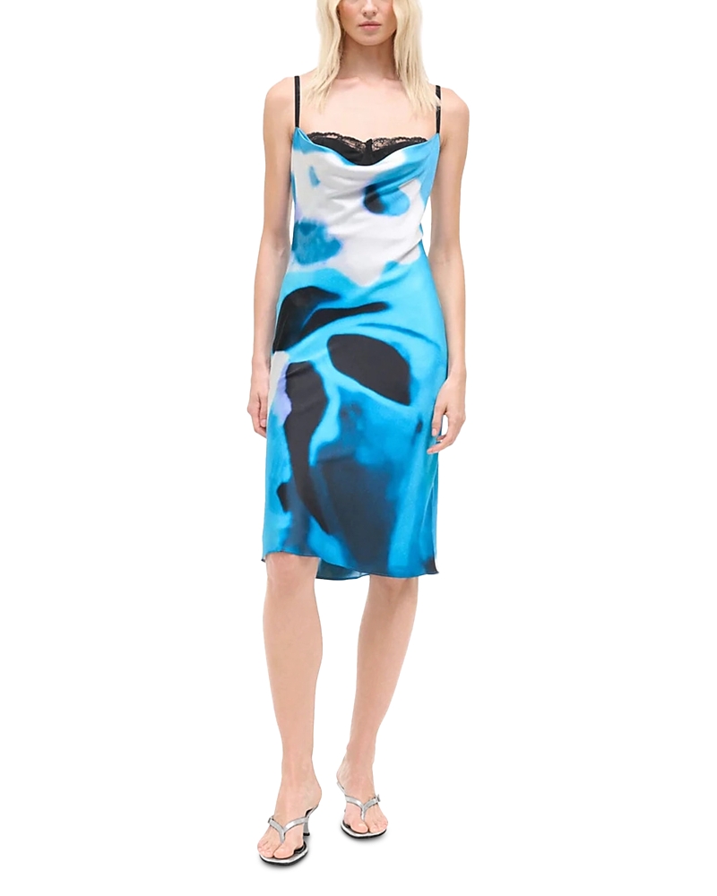 Staud Evangeline Silk Blend Dress
