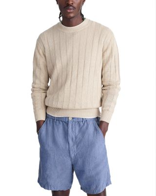 Regular Fit Linen 6.5" Pull On Shorts
