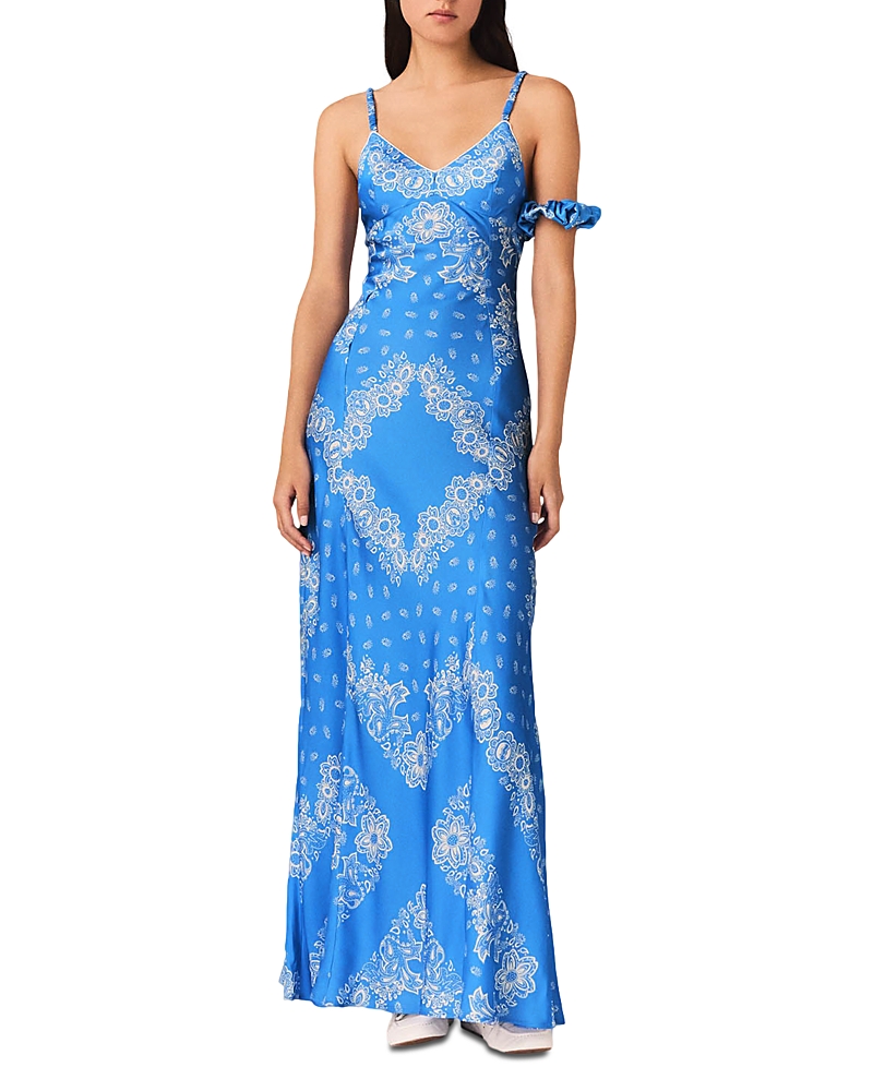 Maje Patterned Maxi Dress