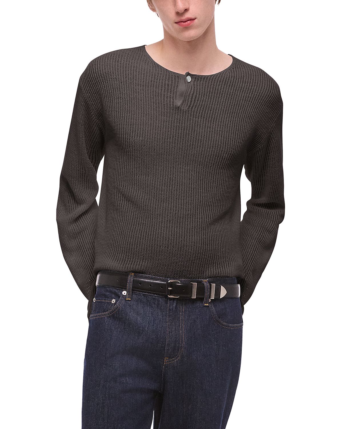 Helmut Lang Textured Henley