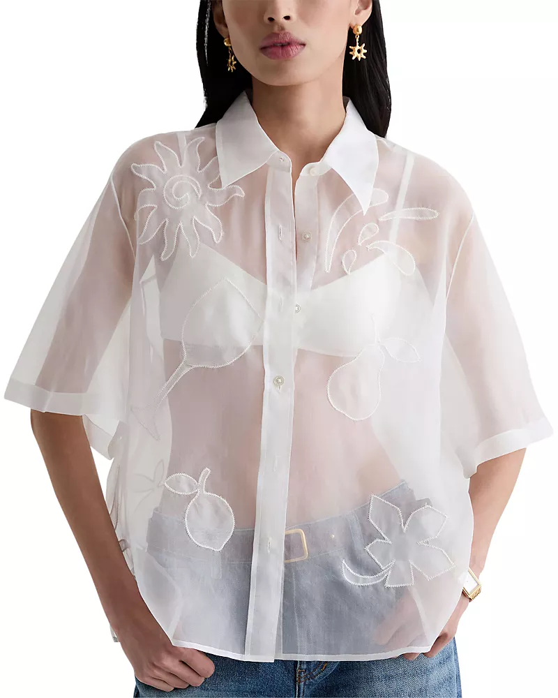 Ag Charli Relaxed Short Sleeve Shirt
