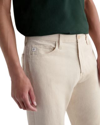 Everett Slim Straight Pants in Natural