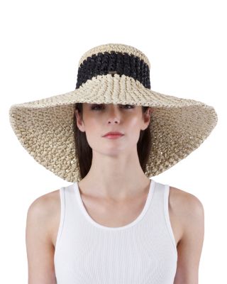 Mirabel Crocheted Wide Brim Hat