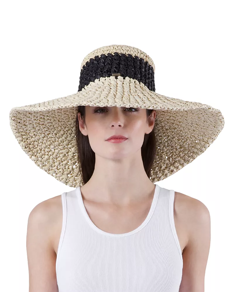 Eugenia Kim Mirabel Crocheted Wide Brim Hat