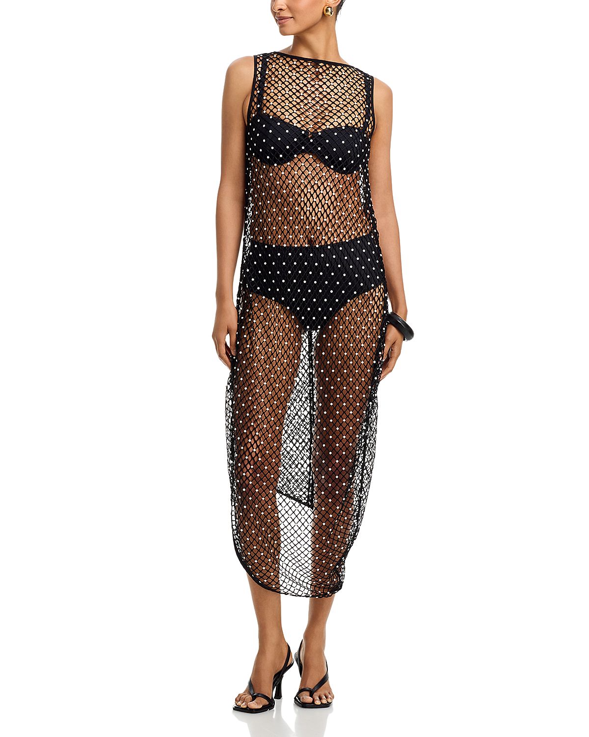 Paris Georgia Asymmetric Pearl Dress