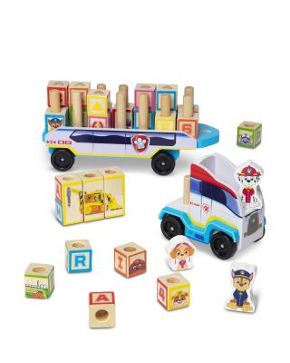 Paw Patrol Wooden ABC Block Truck - Ages 3+
