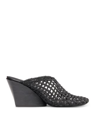Women's Slant Crochet Mules