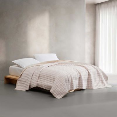 Signature Solid Tencel 3 Piece Quilt Set, King