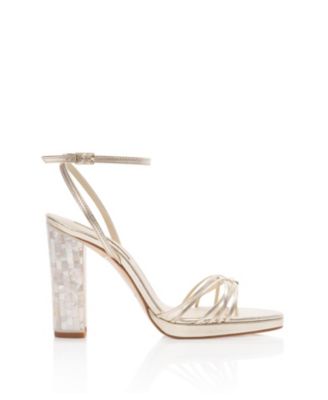  Women's Bianca Strappy Gold Sandal