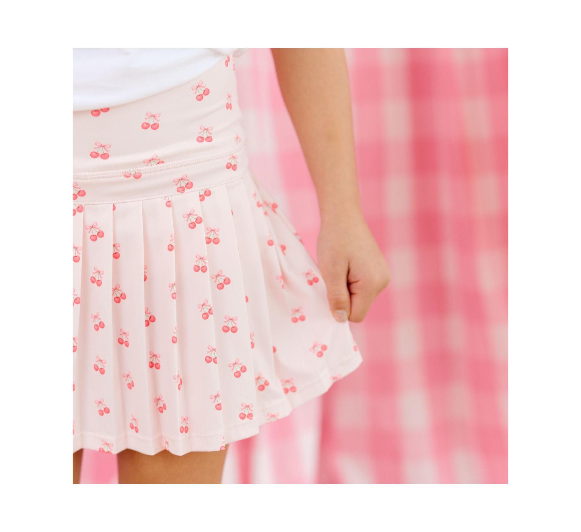 Girls' Cherry Cute Athletic Skort - Baby, Little Kid, Big Kid — Image 3