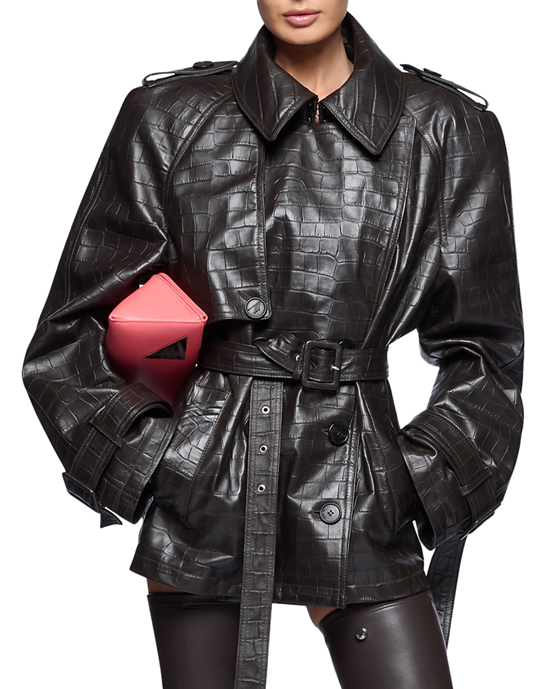 The Attico Leather Jacket