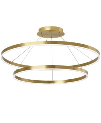  Circulo Color Temperature Changing LED Tiered Chandelier