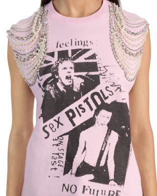 Micah Embellished Muscle Tee