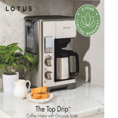 The Top Drip Coffee Maker with Grounds Scale 