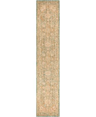 Nourison Home Antique Bloom ANB03 2'4"x12' Runner Area Rug