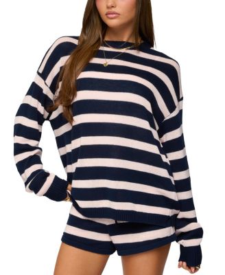  Amaris Oversized Striped Sweater