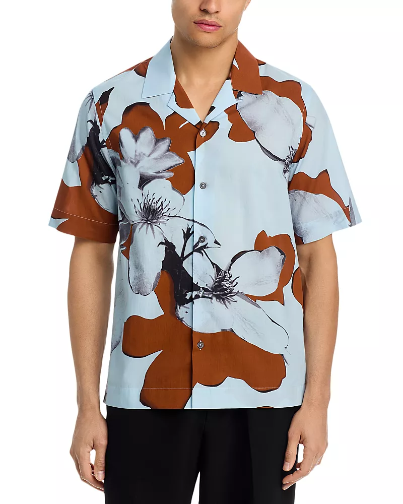 Paul Smith Short Sleeve Floral Shirt