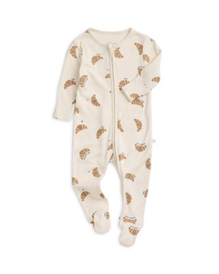 Unisex Brunch Club Two Way Zip Up Sleepsuit Footie - Baby