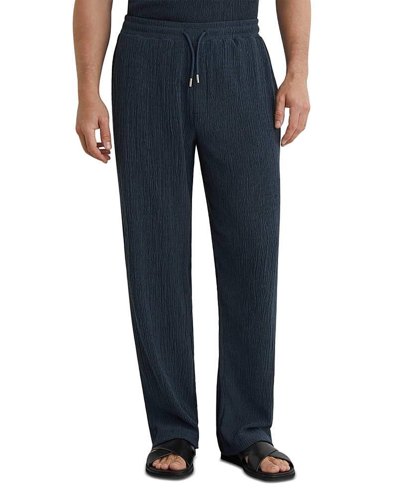 Reiss Carver Relaxed Fit Textured Drawstring Trousers