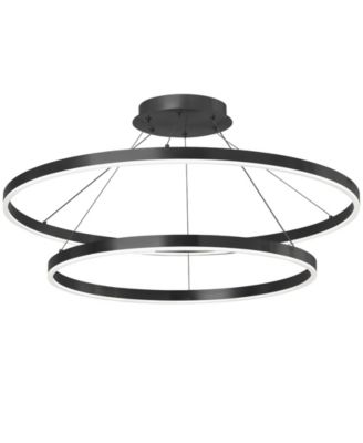  Circulo Color Temperature Changing LED Tiered Chandelier