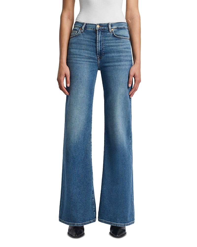 7 For All Mankind Ultra High Rise Jo Wide Leg Jeans