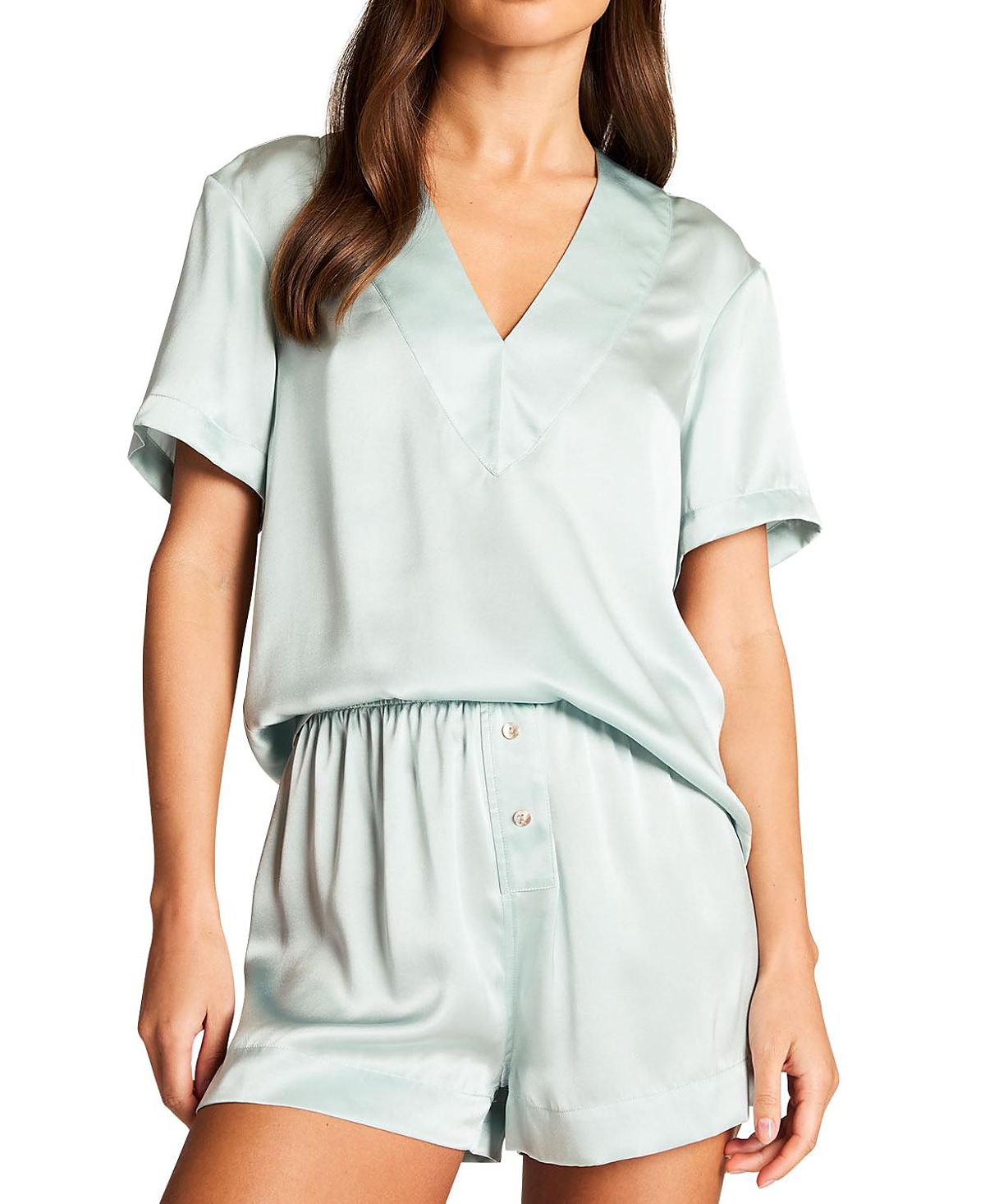 Negative Eclipse Washable Silk V-Top