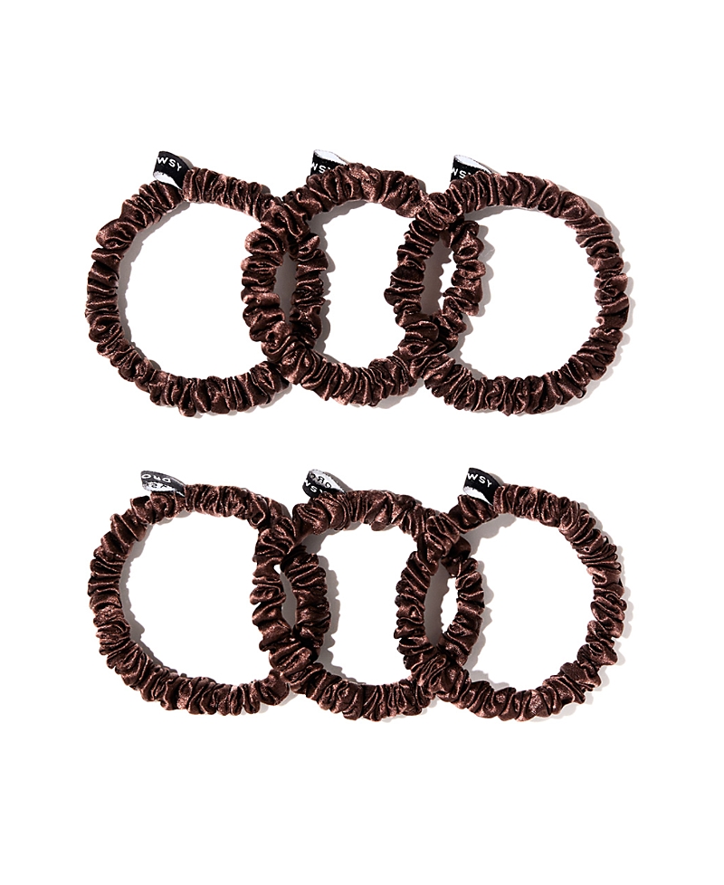Drowsy Skinny Scrunchie, Set of 6