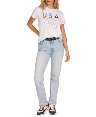  Wolf USA Butterflies Top