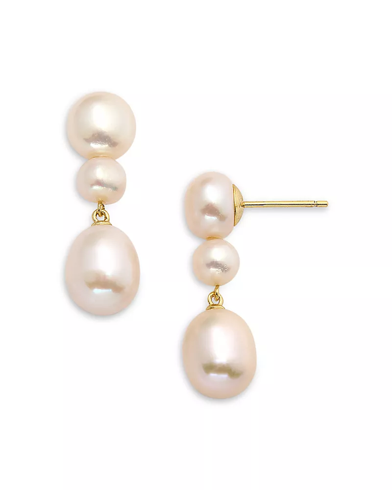 Shashi Bianca Cultured Freshwater Pearl Drop Earrings