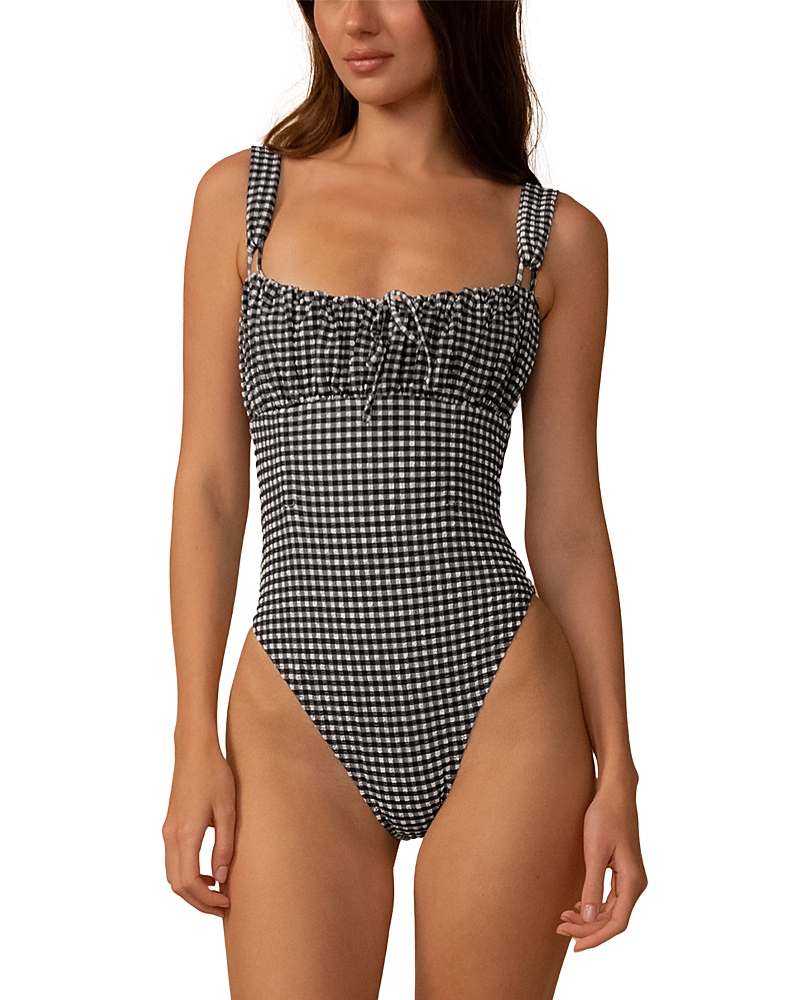 Montce Victoria Gingham One Piece Swimsuit