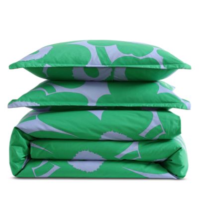 Marimekko Unikko Cotton Reversible 3 Piece Comforter Set, King In Multi