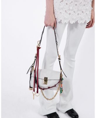  Soft Sound Small Leather Shoulder Bag With Charms