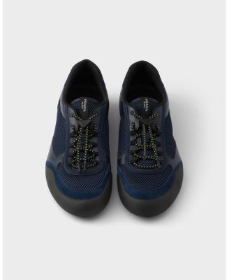  Men's Speedrock Leather And Mesh Fabric Sneakers