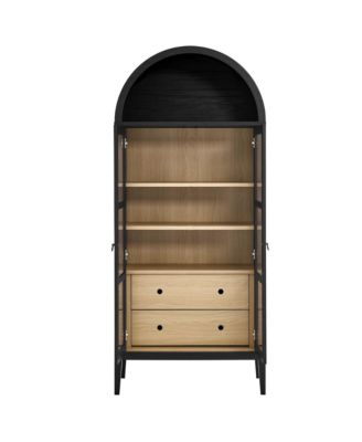  Nolan Tall Arched Storage Display Cabinet