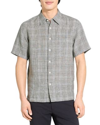 Irving Short Sleeve Shirt in Relaxed Linen