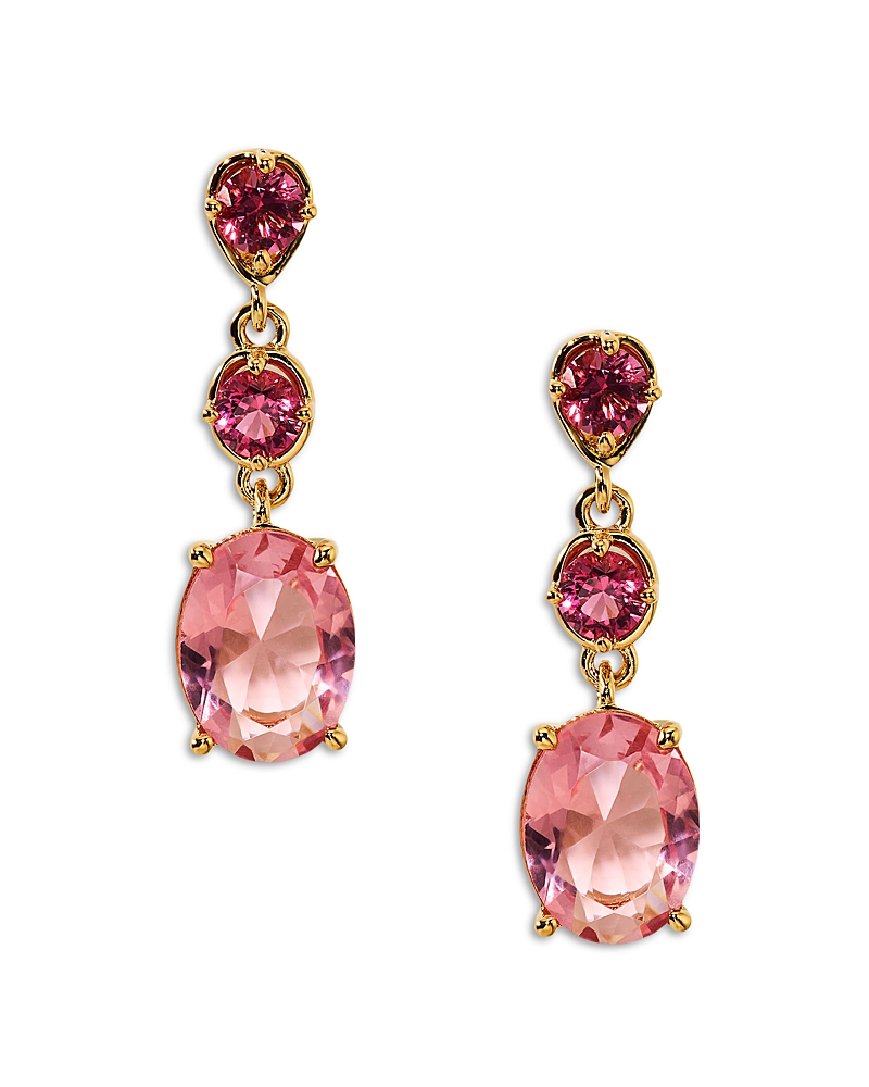 Nadri Maiden Oval Linear Earrings