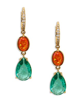 Frieda Multi Stone Drop Earrings