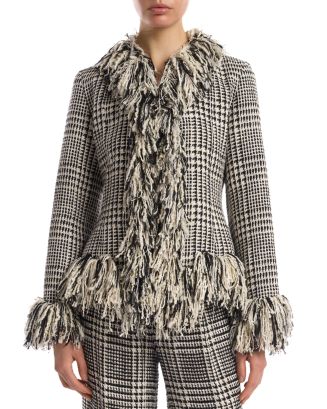 Liberowe Banker Tweed Fringe Trim Jacket | Bloomingdale's Women
