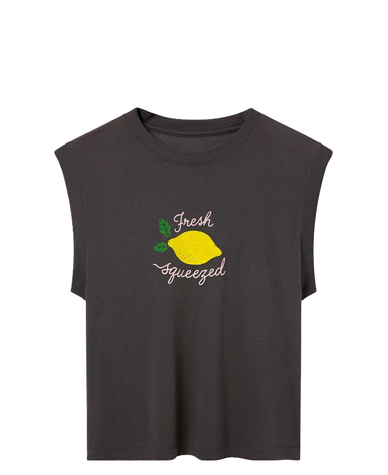 Junk Food Clothing Women's Fresh Squeezed Vintage Tissue Tank