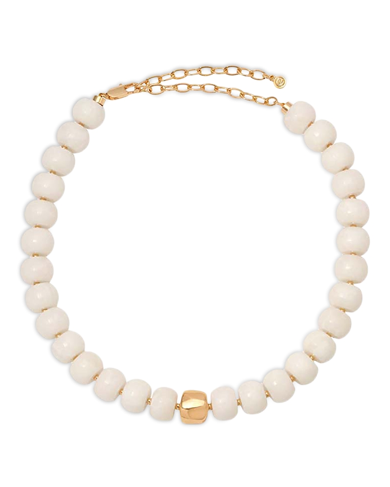 Ettika Power Bead Stone Statement Necklace, 15