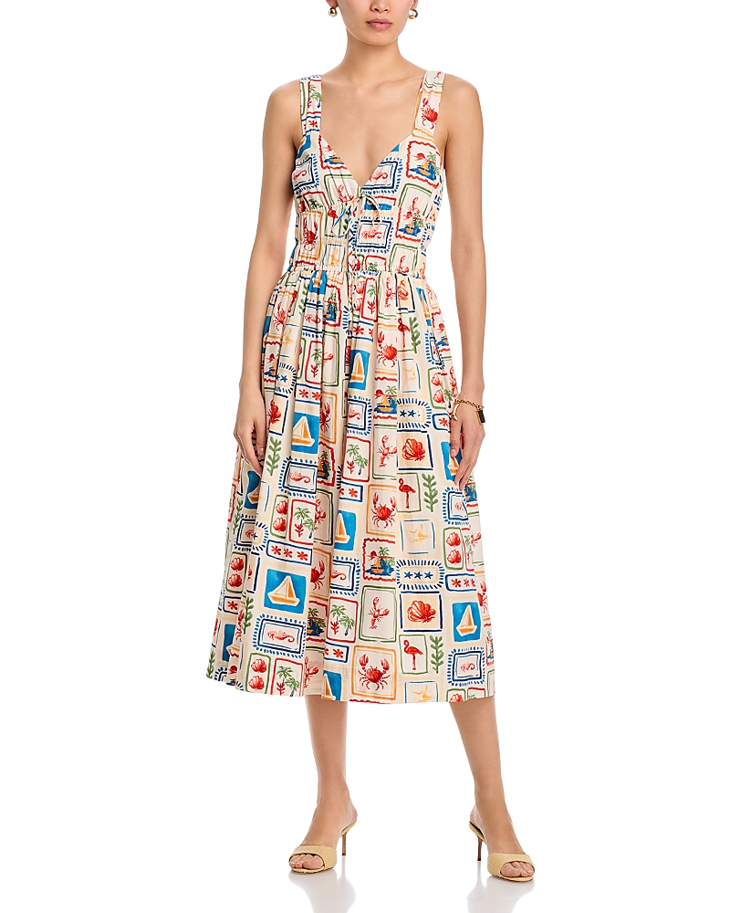 Moon River Sweetheart Neck Dress