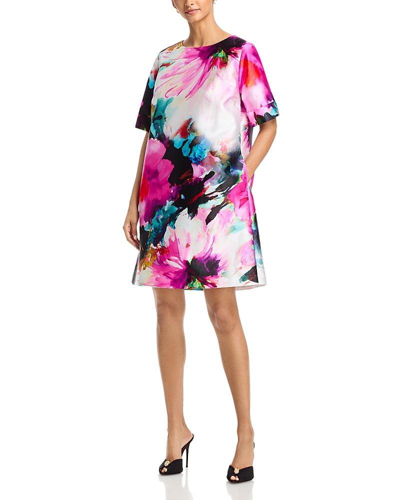 Caroline Rose Floral Fanfare Dress