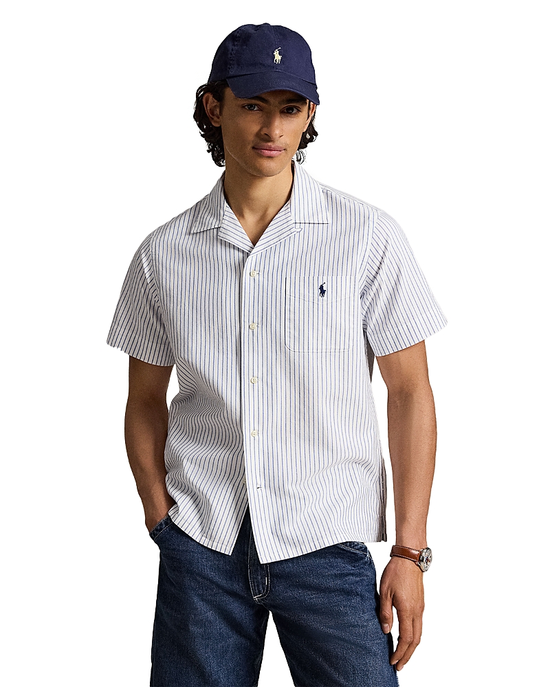Polo Ralph Lauren Classic Fit Stripe Oxford Pocket Shirt