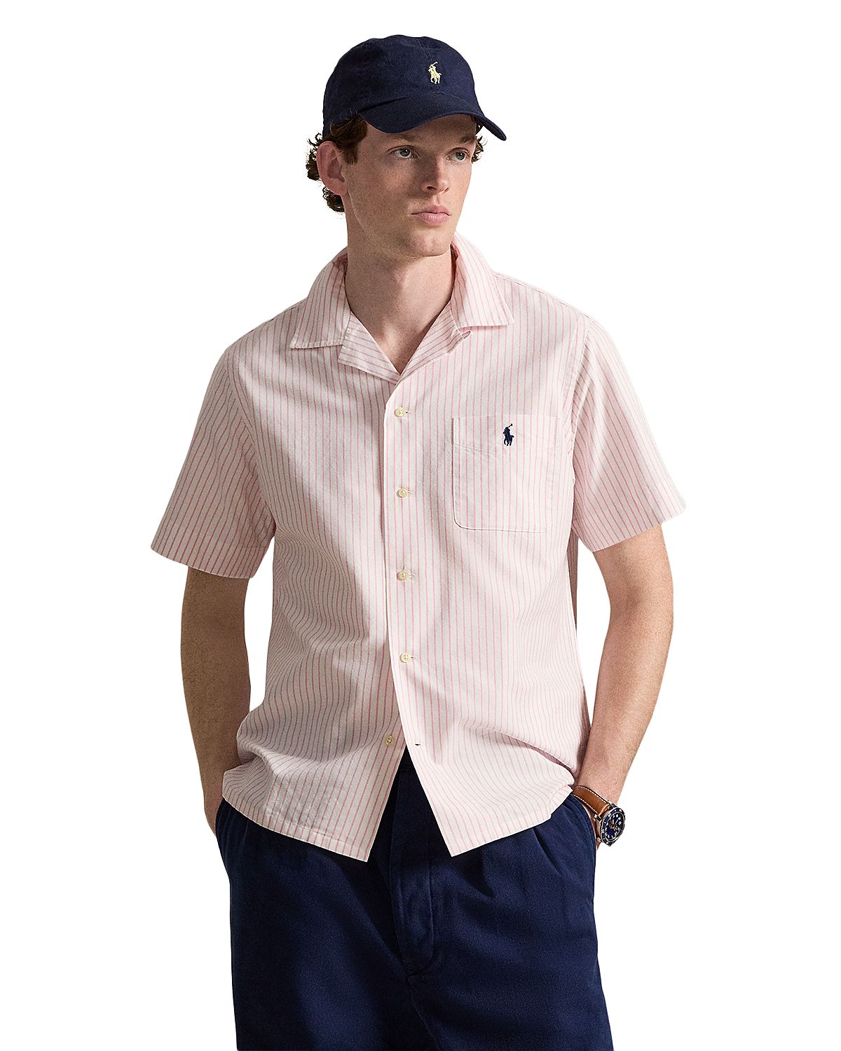 Polo Ralph Lauren Classic Fit Stripe Oxford Pocket Shirt