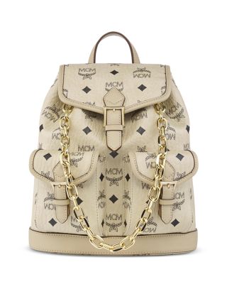 Aren Mini Visetos Leather Backpack